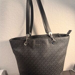 Michael Kors Gray Signature Tote